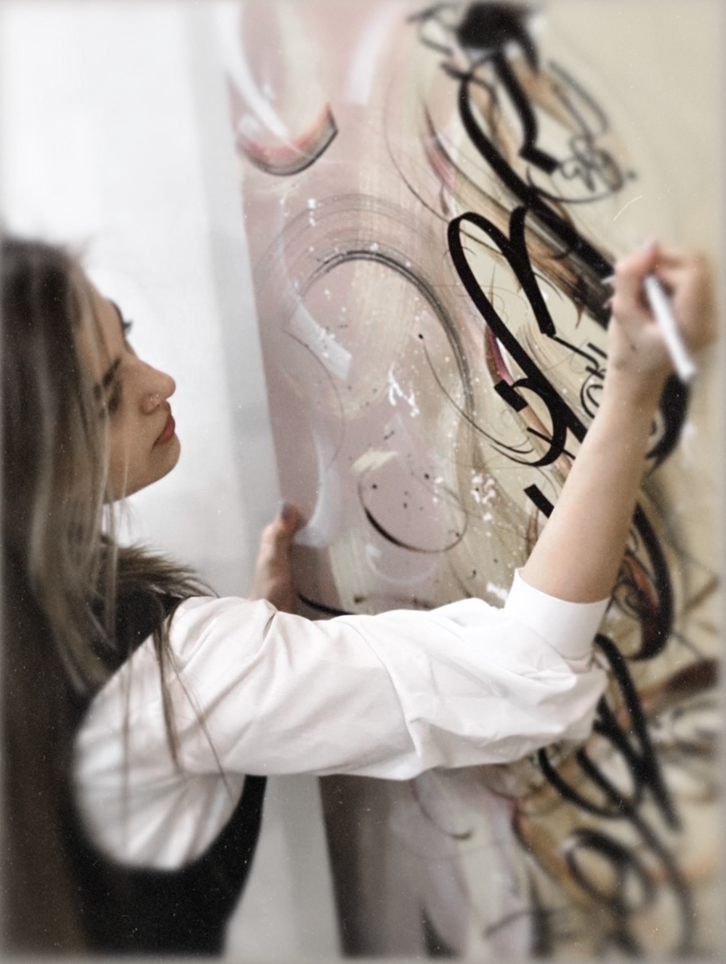 Nesa Farid Painting Calligraphy